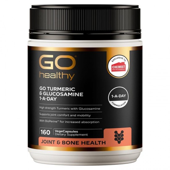 【限量大包装】Go Healthy 高之源 姜黄素+葡萄氨糖关节灵 160粒 保质期2028.11 【限量大包装】Go Healthy 高之源 姜黄素+葡萄氨糖关节灵 160粒 保质期2028.11